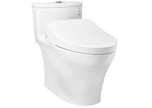 Bồn cầu điện tử 1 khối Toto MS885CDW12 (Kèm nắp rửa điện tử Washlet TCF4911EZ)