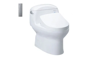 Bồn cầu điện tử 1 khối Toto MS914CRW12 (kèm nắp rửa điện tử TCF4911EZ)