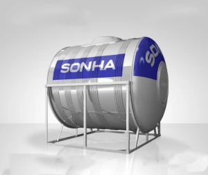 Bồn nước inox Sơn Hà ngang SH3500 (F1420) - 3500 lít