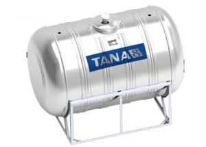 Bồn nước inox Tân Á 8 ngang TA8 6000 (Ø1400) - 6000L