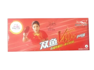 Bóng bàn Double Fish V40 3 sao (10 quả/hộp)