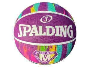 Bóng rổ Spalding Marble Purple Outdoor Size 6 (84-412)