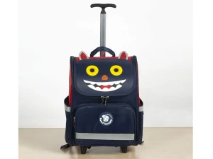 Cặp học sinh Tomi B23 có cần kéo (Xanh navy)