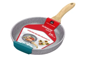 Chảo đúc siêu bền vân đá đáy từ Sunhouse Mama SHG1126MMB (26cm)