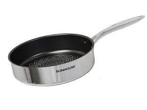 Chảo Inox 3 lớp Ultra Titanium Sunhouse STI22M