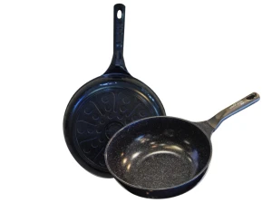 Chảo xào Crystal 26cm chống dính, tráng sứ Happy Home Pro