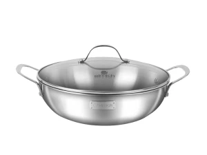 Chảo xào inox cao cấp 3 lớp đáy liền Elmich Trimax EL-3797