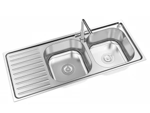 Chậu rửa bát Sơn Hà S105 inox Sus 304 cao cấp (điện hóa 2 hộc)