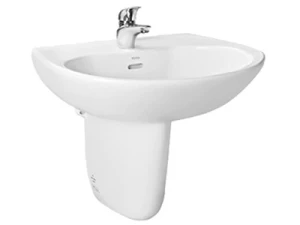 Chậu rửa mặt chân lửng Toto LHT236CS (530mm x 465mm)