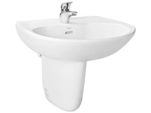 Chậu rửa mặt chân lửng Toto LHT239CR (580mm x 500mm)