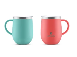 Cốc đôi giữ nhiệt inox 304 Elmich EL8020 (360ml)