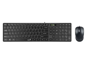Combo bộ bàn phím và chuột có dây Genius SlimStar C126