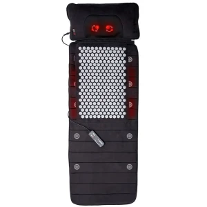 Đệm massage toàn thân có gối lăn hồng ngoại Lanaform Delight LA110316