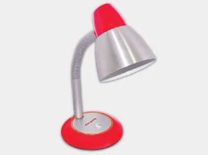 Đèn bàn Điện Quang ĐQ DKL02 B (chóa inox, đỏ trắng, có bóng)