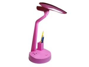 Đèn bàn học ngang bóng Led 7W Lioa 02BN-ST (có hộc đựng bút và ổ cắm đa năng, ánh sáng trắng)