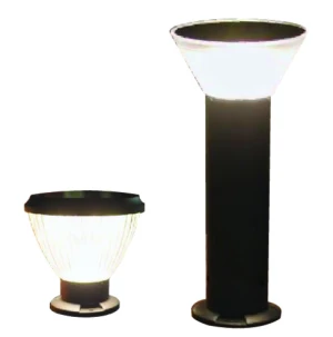 Đèn sân vườn năng lượng mặt trời hình trụ cao 40cm SV40