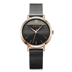 Đồng hồ nữ JA-1237 Julius Hàn Quốc dây thép