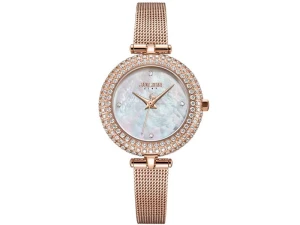 Đồng hồ nữ JS-041 kính Sapphire Julius Star Hàn Quốc dây thép