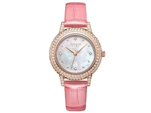 Đồng hồ nữ JS-044A kính Sapphire Julius Hàn Quốc dây da