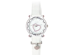 Đồng hồ nữ Julius JA-397MD Hàn Quốc dây da (Trắng)