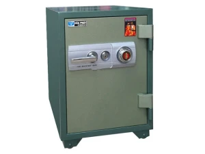 Két sắt chống cháy Hòa Phát KS168K1C1 (khóa chìa và khóa mã)