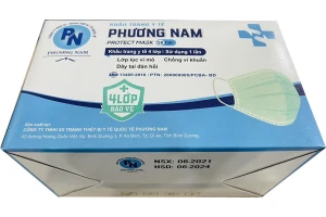 Khẩu trang y tế 4 lớp Phương Nam (Hộp 50 chiếc)