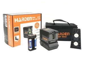 Máy cân mực laser Harden 581002 - 2 tia xanh, treo tường
