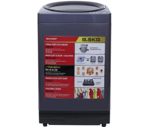 Máy giặt cửa trên Sharp ES-U95HV-S 9,5kg