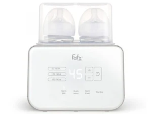 Máy hâm sữa tiệt trùng điện tử 2 bình Duo 5 Fatzbaby FB3203TN