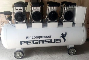 Máy nén khí không dầu, giảm âm Pegasus TM-OF1100x4-330L (6HP)