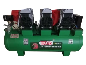 Máy nén khí không dầu, giảm âm TAK-110 (110 lít, 3HP x 3)