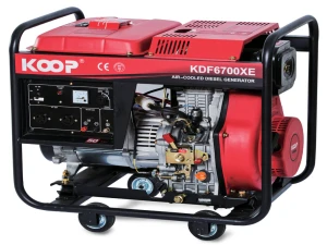 Máy phát điện chạy dầu 5Kw Koop KDF6700XE - Đề nổ