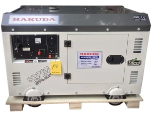 Máy phát điện chạy dầu Hakuda 11000SE 10 KVA siêu chống ồn