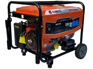 Máy phát điện Kabuto KBT6500SET (5KW, đề nổ, bánh xe, tay cầm)