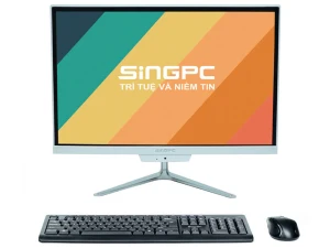 Máy tính All In One 19 inch SingPC M19K571-W (Intel Celeron G5900/G5905/G5920, Ram 4GB DDR4, SSD128GB)