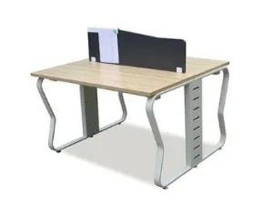 Module bàn làm việc 2 chỗ chân sắt 1903B14-2 (1400 x 1200 x 750 mm)