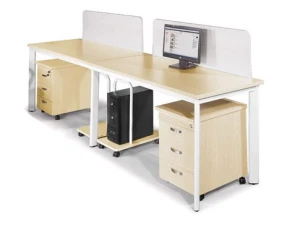 Module bàn làm việc 2 người chân sắt BCO12-2A (2400 x 600 x 750 mm)