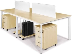 Module bàn làm việc chân sắt BCO16-4 (3.200mm x 1.200mm x 750mm)