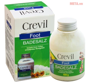 Muối khoáng ngâm chân biển chết Crevil Foot Badesalz 600g