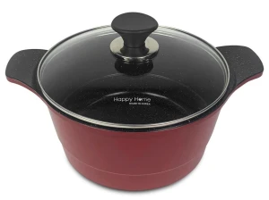 Nồi chống dính Orsay size 24cm, tráng sứ, đáy từ Happy Home Pro - Nhập khẩu Hàn Quốc