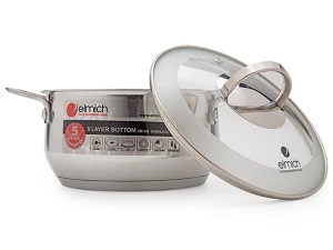 Nồi inox nắp kính Celestine Elmich 22cm - 2355277