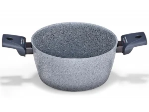 Nồi nấu tráng phủ 3 lớp chống dính Moneta Greystone 24cm