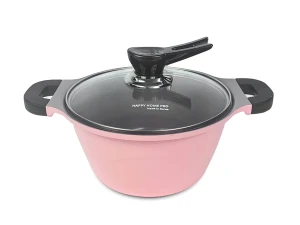 Nồi Yoori chống dính, tráng sứ, đáy từ, tay cầm bằng Bakelite - Nhập khẩu Hàn Quốc