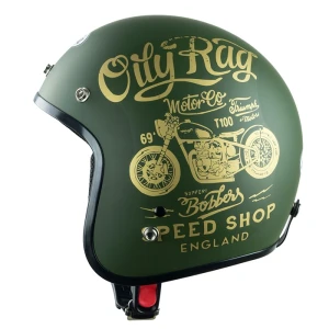 Nón bảo hiểm 3/4 đầu Asia MT-124A tem