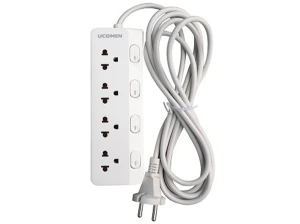 Ổ cắm điện an toàn Ucomen PMS-VN1-04K4S (4 công tắc độc lập, 3m)