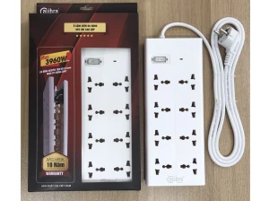 Ổ cắm điện cao cấp Calibra 8 lỗ cắm CSU-8K1A