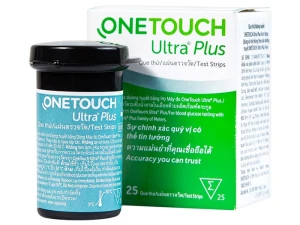 Que thử đường huyết Johnson & Johnson One Touch Ultra Plus Flex (Onetouch Ultra Plus B/25) (lọ 25 que)