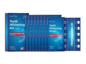 Set 14 miếng dán trắng răng an toàn ít ê buốt Halio Whitening Kit