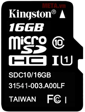 Thẻ nhớ 16Gb micro SDHC Kingston Class 10 UHS-I (SDC10G2/16GB)