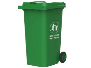 Thùng rác Duy Tân nắp kín 240 lít